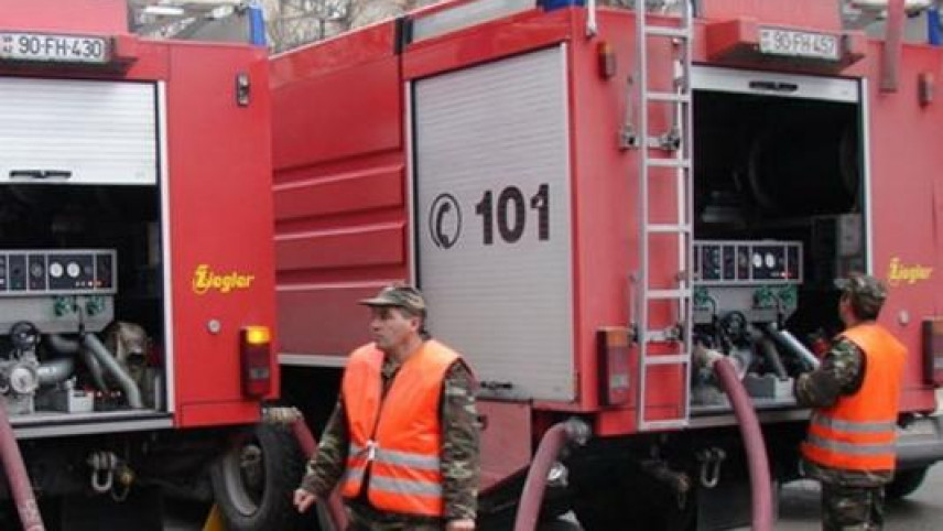 “MEYVƏLİ”də güclü yanğın - 3 maşın, 18 ton məhsul yandı