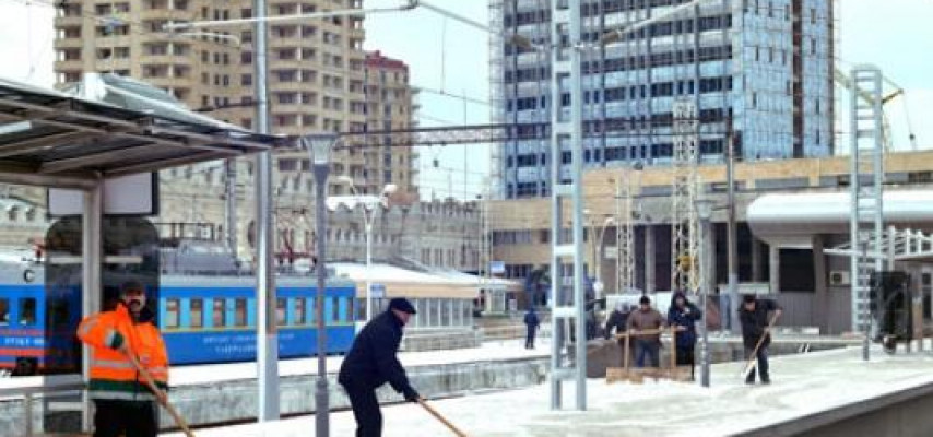 Dəmir Yolları havaya görə iş rejimini dəyişdi