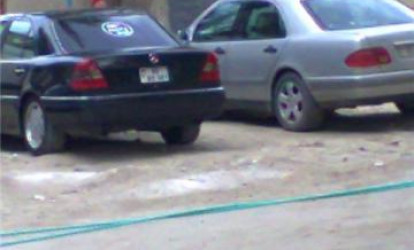 Sumqayıtda avtomobil üzərində “İŞİD bayrağı” – FOTOLAR