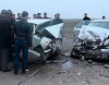Ağır yol qəzası baş verib: 3 nəfər xəsarət alıb