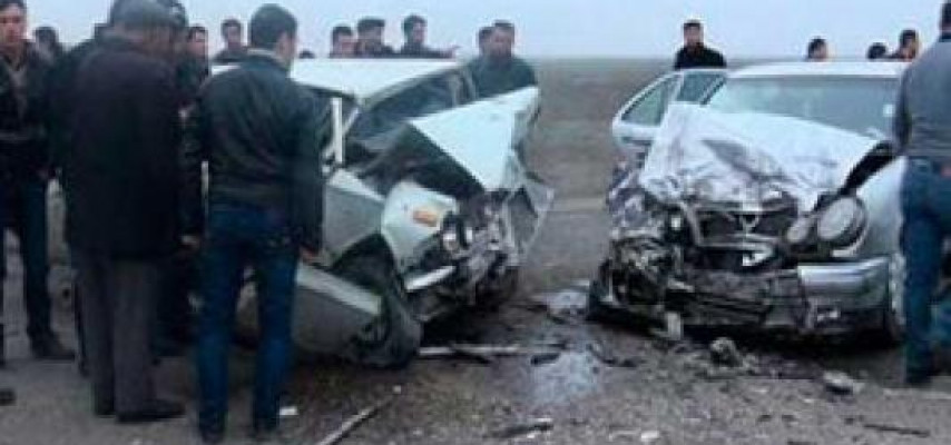 Ağır yol qəzası baş verib: 3 nəfər xəsarət alıb