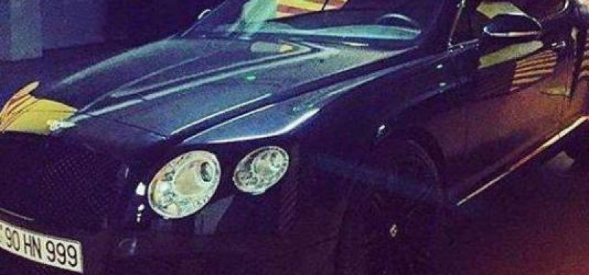 "Qoçu"nun 90-HN-999 dövlət nömrə nişanlı "Bentley"si