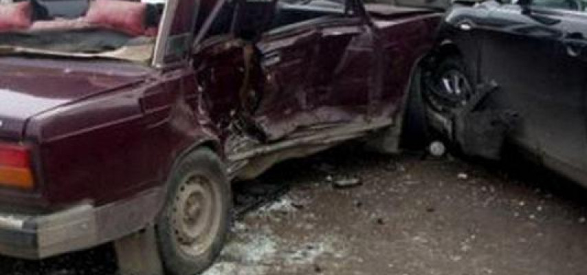Bakıda 5 maşın toqquşdu, yol bağlandı