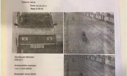 180-dan o yana gedə bilməyən maşını 230-la radara saldılar