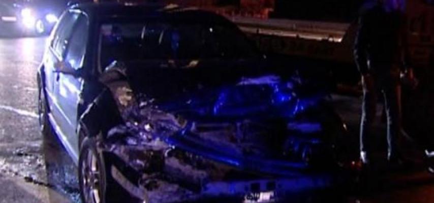 Bakıda sərxoş sürücü yol qəzası törədib – FOTO+VİDEO