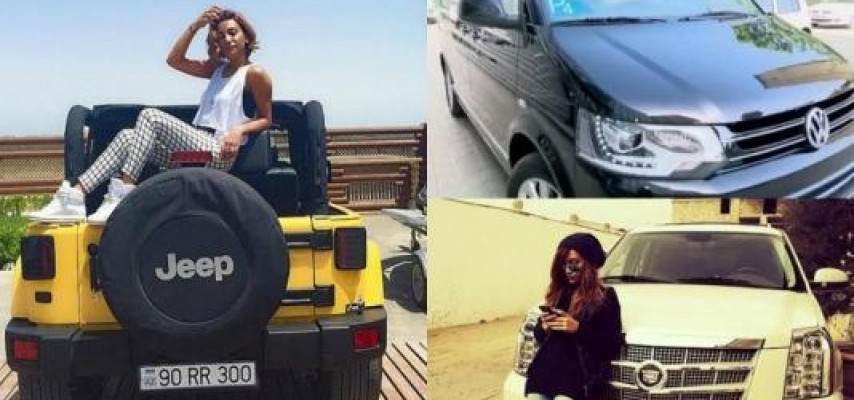 Məşhurların bahalı avtomobilləri və "zerkalni" nömrələri – FOTOSESSİYA