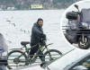 Məhşur müğğəni velosipeddən yıxıldı