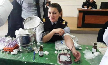 Bakının yol polisləri qan verdi