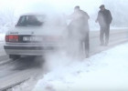 Yollar buz bağlayıb