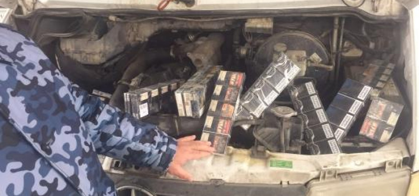 Avtomobildən 3200 ədəd siqaret aşkar edilib