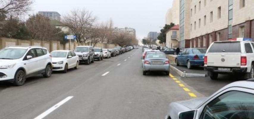 Xiyabani küçəsinin bir hissəsi təmir edildi