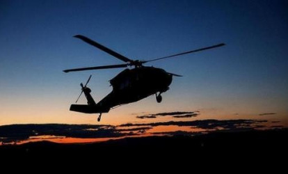 Polis helikopteri qəzaya uğradı: pilotlar öldü