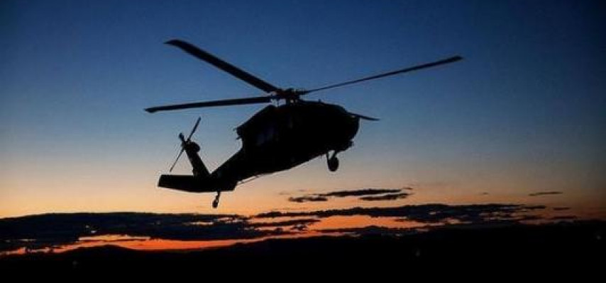 Polis helikopteri qəzaya uğradı: pilotlar öldü