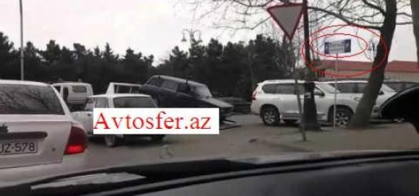 Bakıda ödənişli dayanacaqdakı maşını evakuator apardı