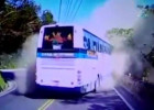 Dəhşətli qəza: TIR avtobusla toqquşdu