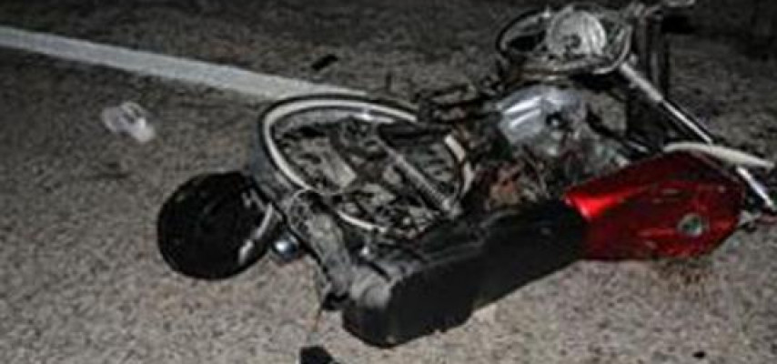 Balakəndə motosiklet aşdı, sürücü yaralandı