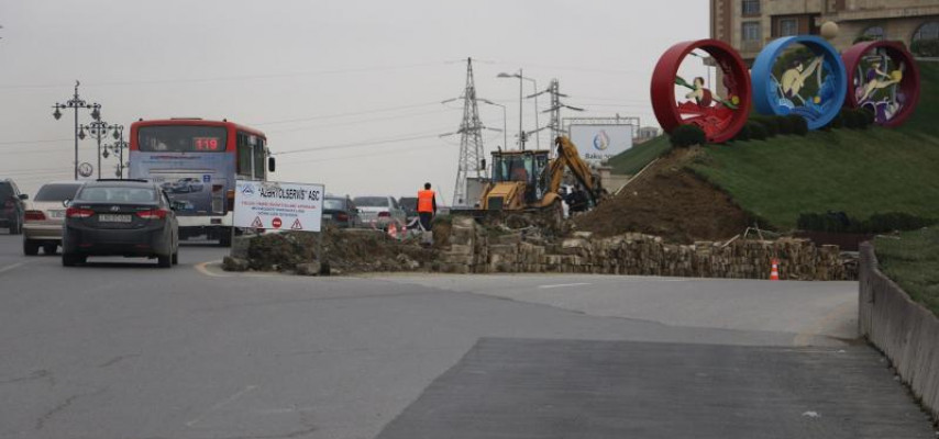 Yol kənarındakı təpələrin sökülməsi ilə bağlı rəsmi açıqlama