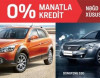 “Dongfeng” modelləri üçün manatla 0% kredit kampaniyası