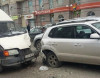 Polis serjantı qəza törətdi - 4 maşın toqquşdu