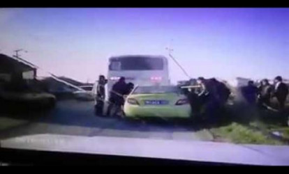 Azərbaycanda ölümlə nəticələnən ağır qəzadan anbaan VİDEO yayıldı