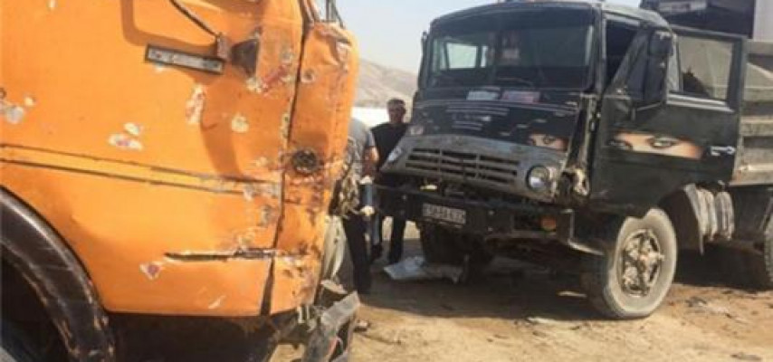 Bakıda iki “Kamaz” toqquşdu