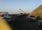 Şəmkirdə betonqarışdıran aşıb