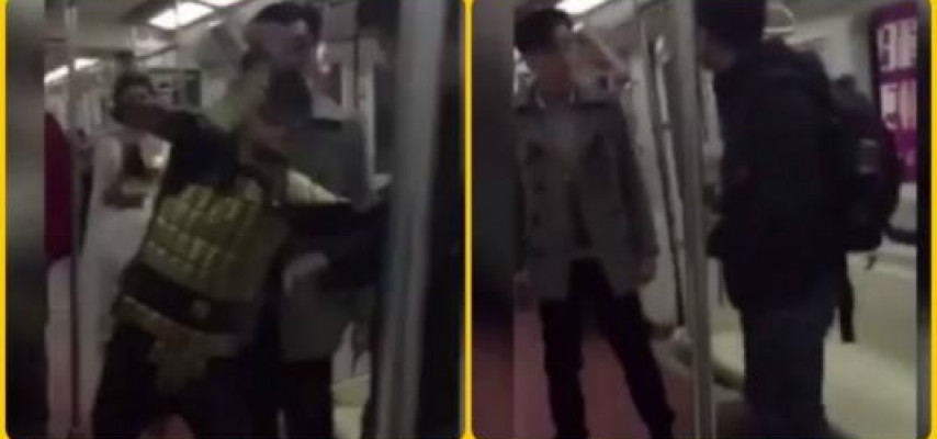 Metroda tum çırtlayan gənci qana boyadılar