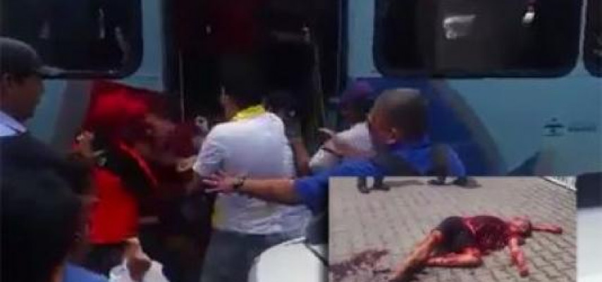 Avtobusda qadına təcavüz etmək istədi, döyüb öldürdülər - 18+