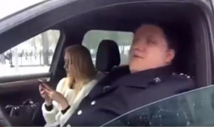 Piyada yol polisini belə cəzalandırdı