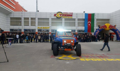 Azərbaycanda istehsal olunan «Hörümçək» maşın təqdim edildi