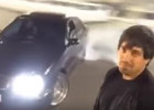 «Avtoş» asfaltı yazdı, dostu selfi çəkdi