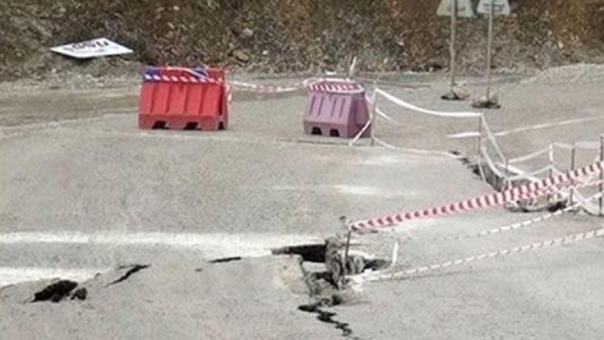 Bakı-Şamaxı yolunda sürüşmənin qarşısı alındı