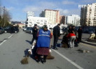 Dönərxana kuryeri idarə etdiyi mopedlə mikroavtobusa çırpılıb