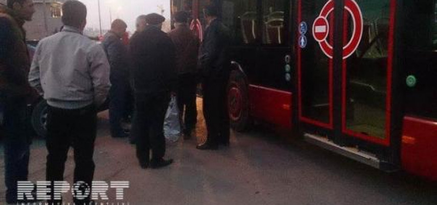 “BakuBus”ın avtobusu qəzaya uğradı