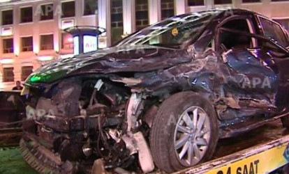 Sabunçuda nasaz maşın qəza törədib
