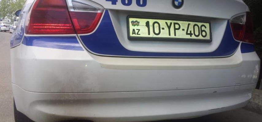 Yol polisinin «təmiz hava» oyunu