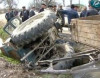 Traktor dərəyə aşdı: sürücü öldü
