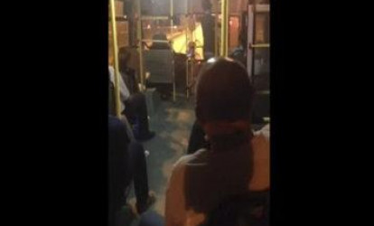 Bakıda sürücü sərnişin avtobusuna hücum çəkdi