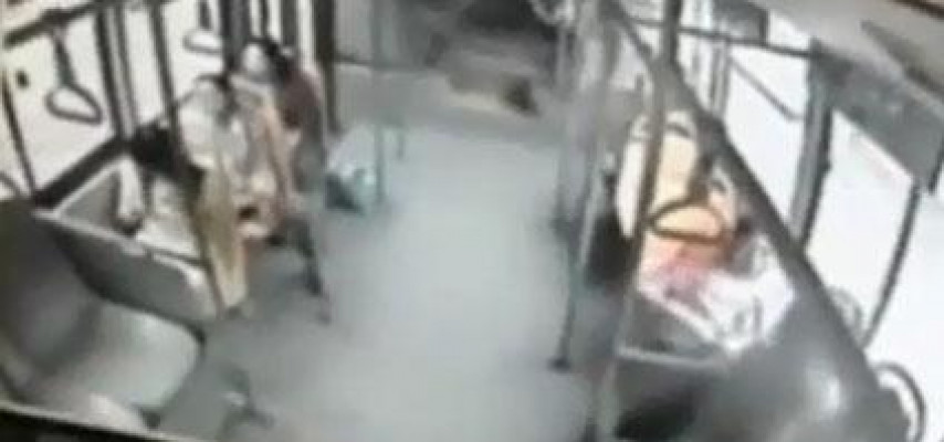 Sərnişin avtobusunda partlayış