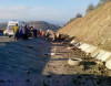 Mikroavtobus aşdı: 15 ölü. 27 yaralı