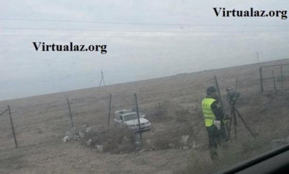 Qoruqda gizlənən yol polisləri