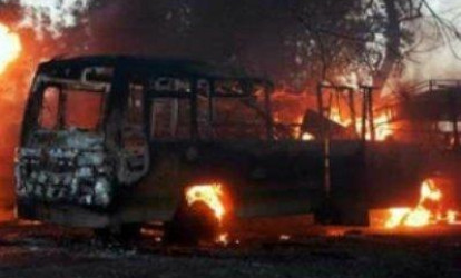 Dünyada 7 erməni azaldı; avtobus yanıb