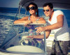 Leyla Əliyeva və Emin Ağalarov yaxtada