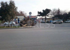 Bakıda ağac aşıb yolu kəsdi