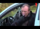 Sərxoş sürücü yol polisinə «atdı»