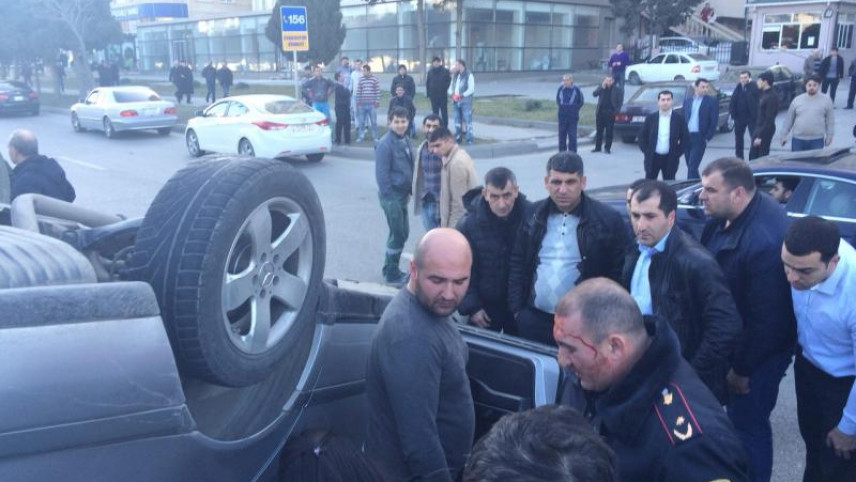 Bakıda polis mayoru dəhşətli qəza törətdi