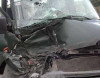 Mikroavtobusla minik avtomobili toqquşdu