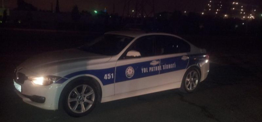 Bakıda yol polisi ər-arvadı sərxoş yaxaladı