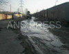 Bakıda hələ də belə bərbad yol var