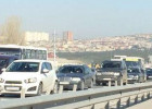 Bakı-Sumqayıt şosesi tıxandı
